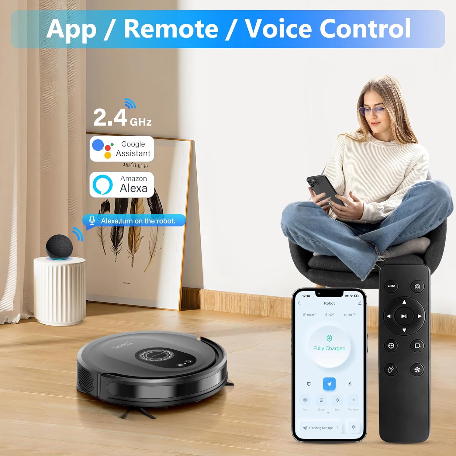 Tikom G8000 Max – control remote and accessories