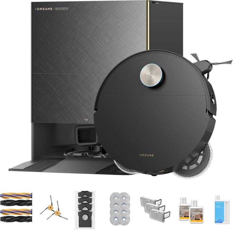 Dreame X60 Max Ultra Complete Robot Vacuum and Mop | 3.13in Ultra-Thin, 35,000Pa Suction, Self-Emptying