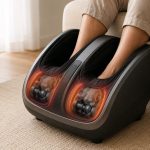 Beleduc BD-54B5 Foot Massager with Heat and Compression A Shiatsu Kneader Built for Larger Feet