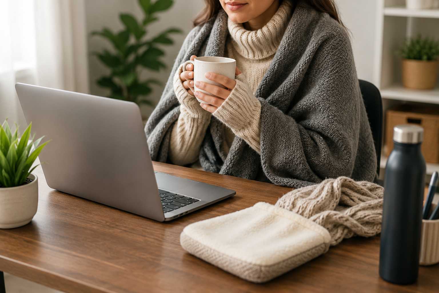 Best Ways to Stay Warm at a Desk Without a Space Heater