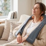 COMFIER Cordless Neck and Shoulder Massager with Heat (CF-6811) A Hands-Free 4D Shiatsu Wrap