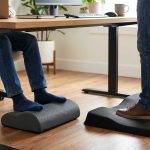 ComfiLife Foot Rest & Anti-Fatigue Mat Bundle Under-Desk Comfort for Sitting and Standing