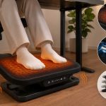 Comfier Under Desk Foot Rest Review Heated Graphene Footrest With Vibration and Adjustable Height
