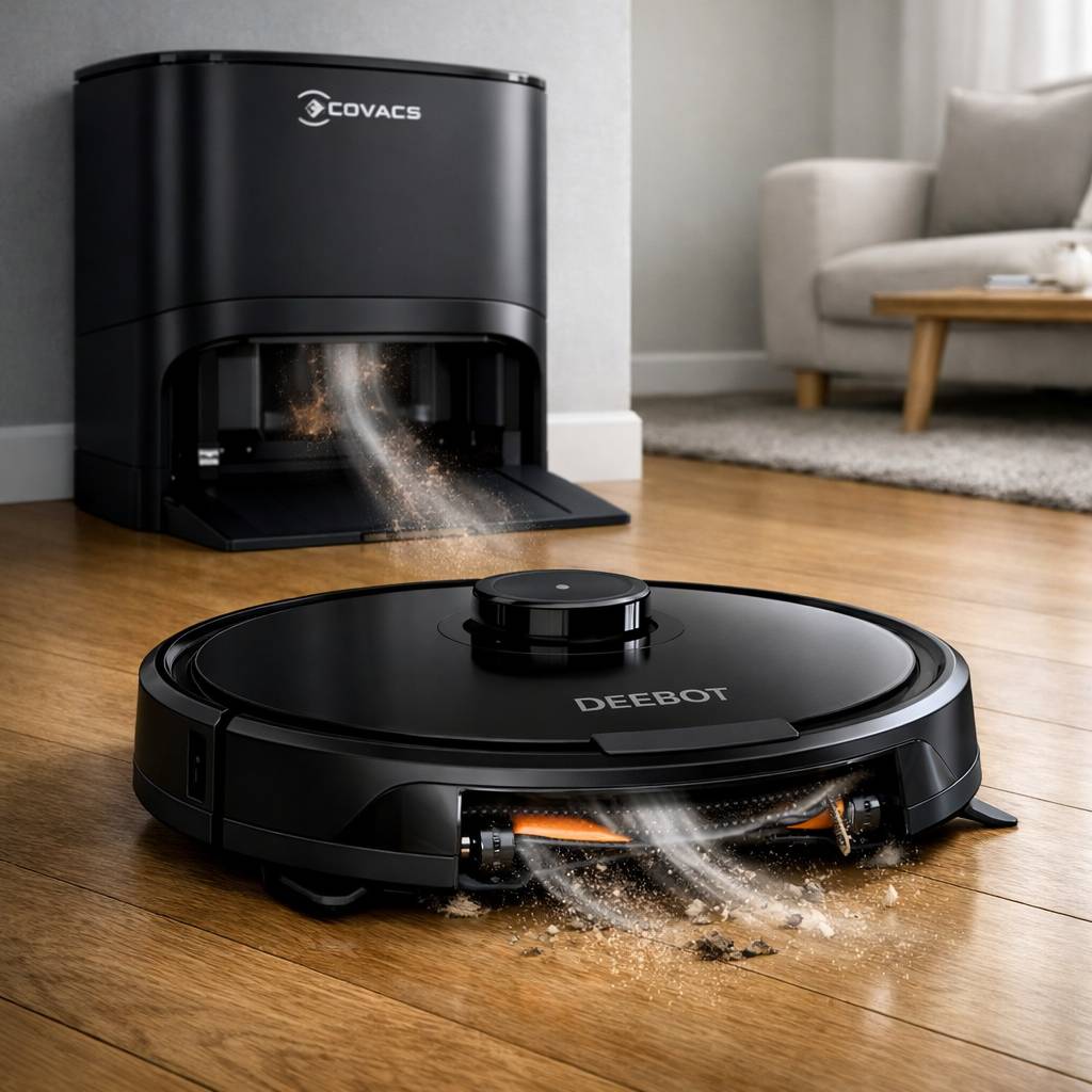 ECOVACS DEEBOT N20 Plus Self-Emptying Robot Vacuum