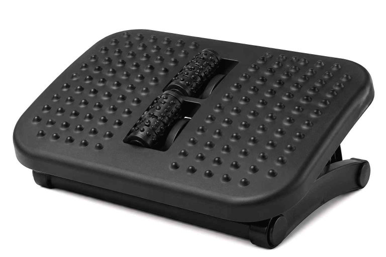 HUANUO Under Desk Footrest with Massage Texture and Roller