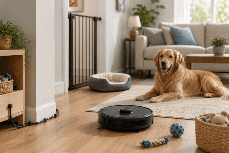 How to Pet-Proof Your Home for a Robot Vacuum