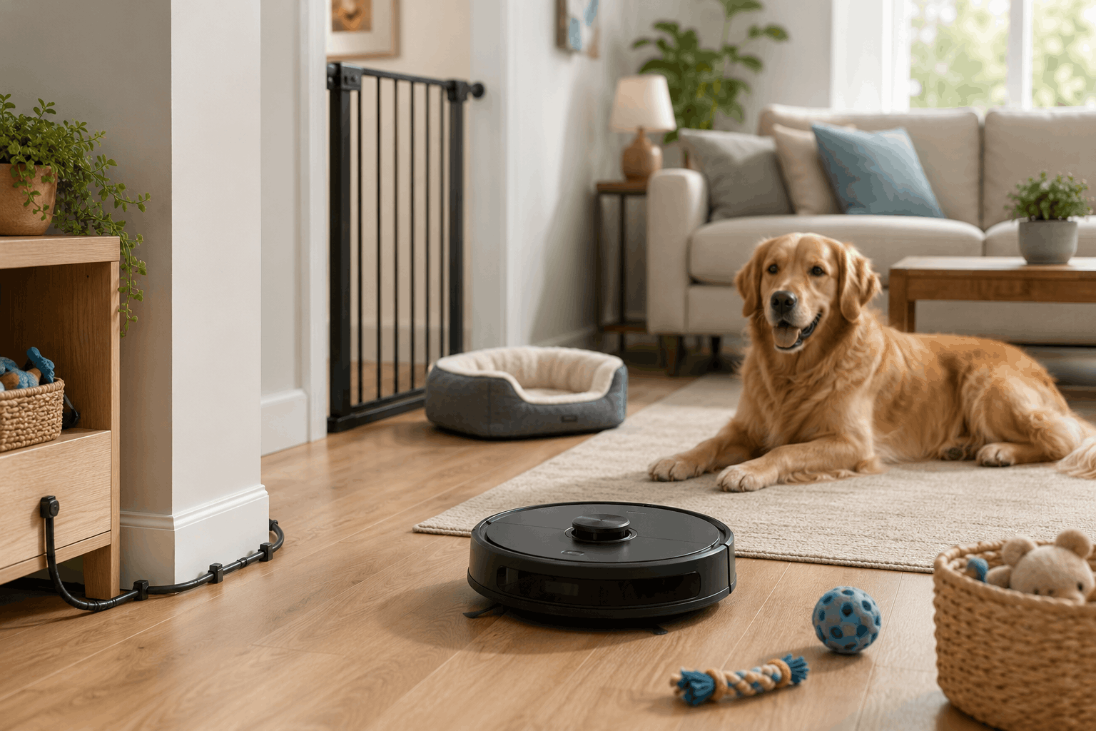 How to Pet-Proof Your Home for a Robot Vacuum