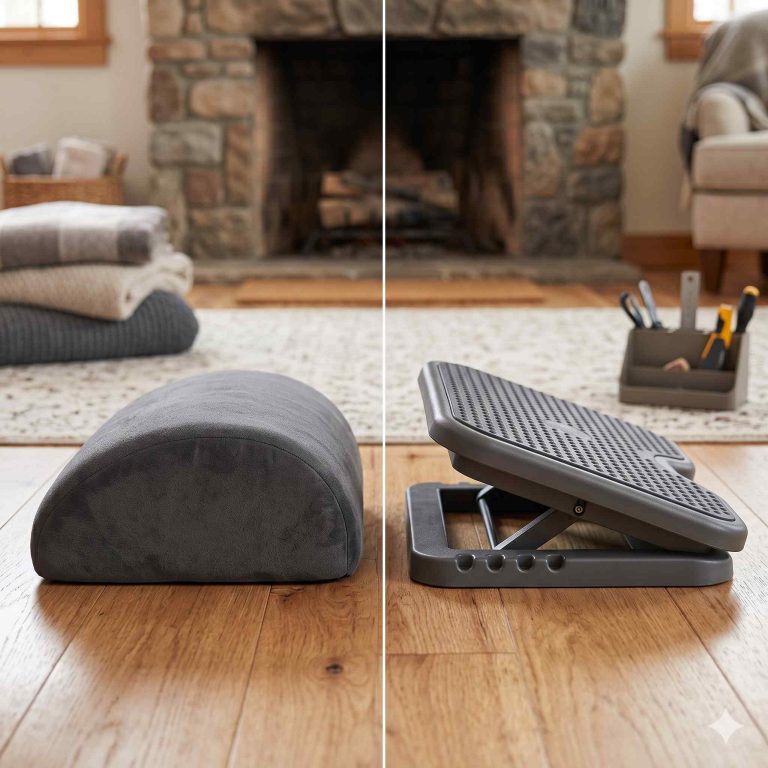 Memory Foam vs. Adjustable Plastic The Ultimate Footrest Showdown