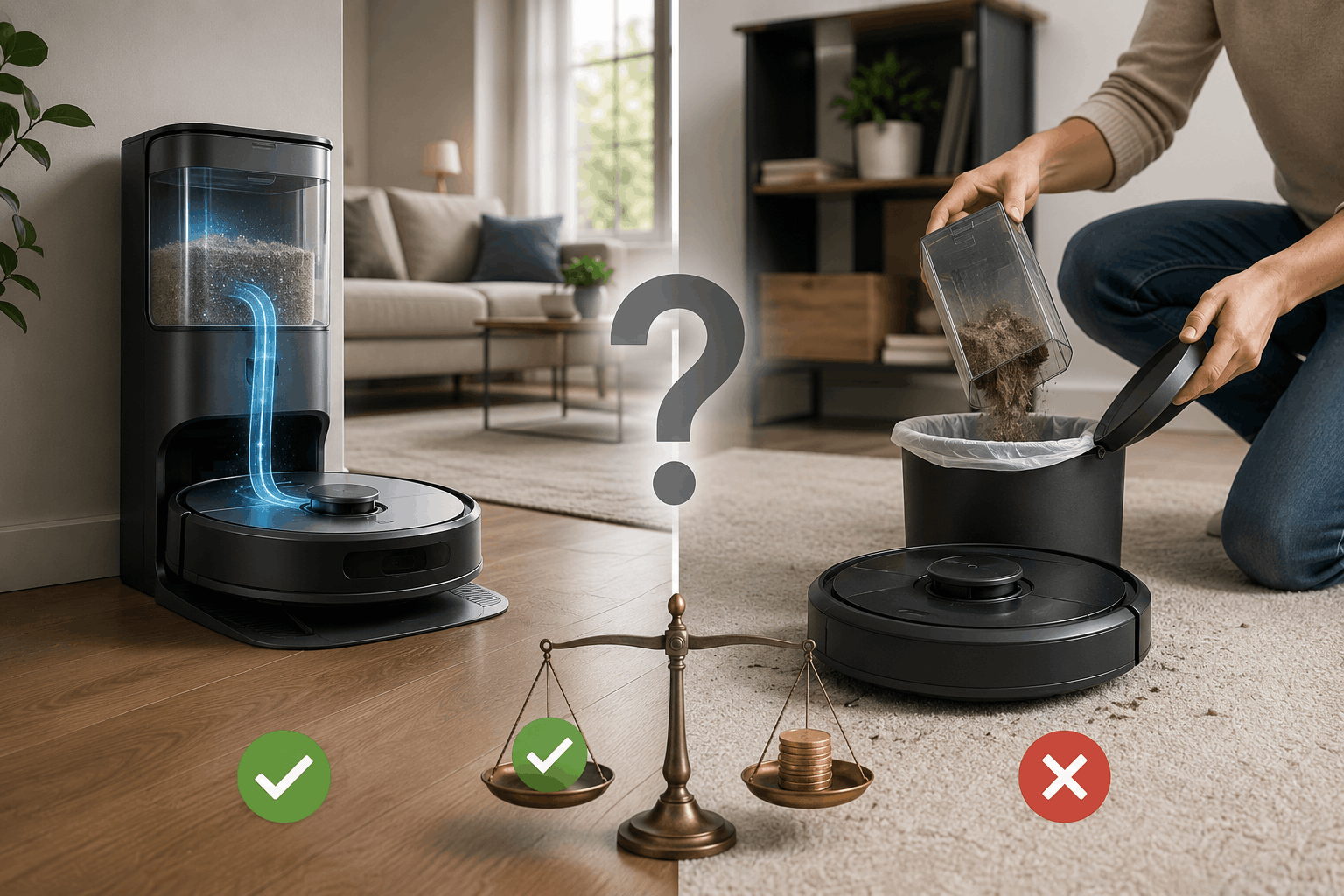 Self-Emptying Robot Vacuums: Are They Worth the Extra Cost?
