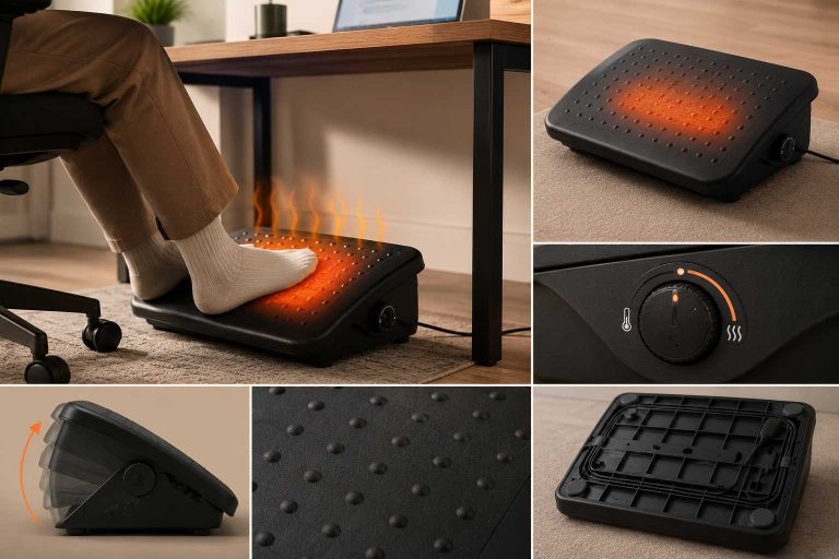 Snailax AL-535N Heated Footrest Under Desk