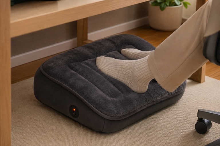 Snailax SL-535N Heated Foot Rest Review Warm Cushioned Comfort Under Your Desk