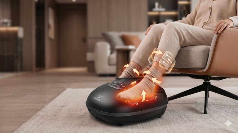 Snailax SL-545A-NEW Shiatsu Foot Massager with Heat and Compression Review