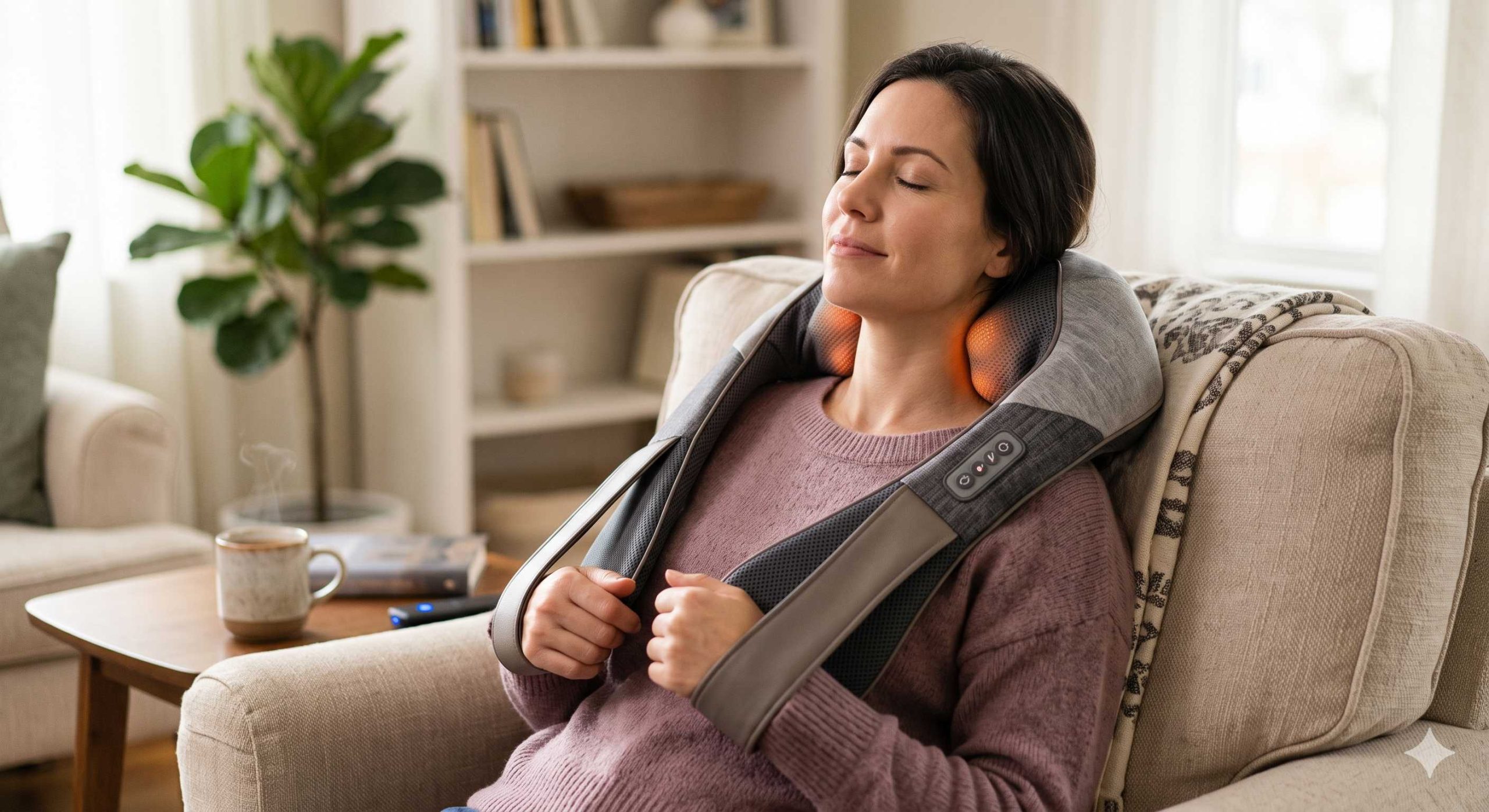 Snailax SL-632NC-G Cordless Shiatsu Neck and Shoulder Massager With Heat