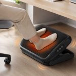 Snailax Vibration Footrest With Heat and Swing Function A Closer Look at This Under-Desk Footrest