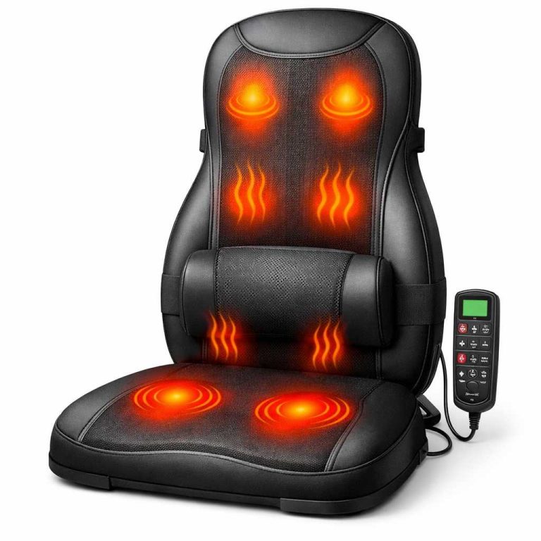 COMFIER Massage Seat Cushion with Heat and Adjustable Lumbar Support (CF-2421) Review
