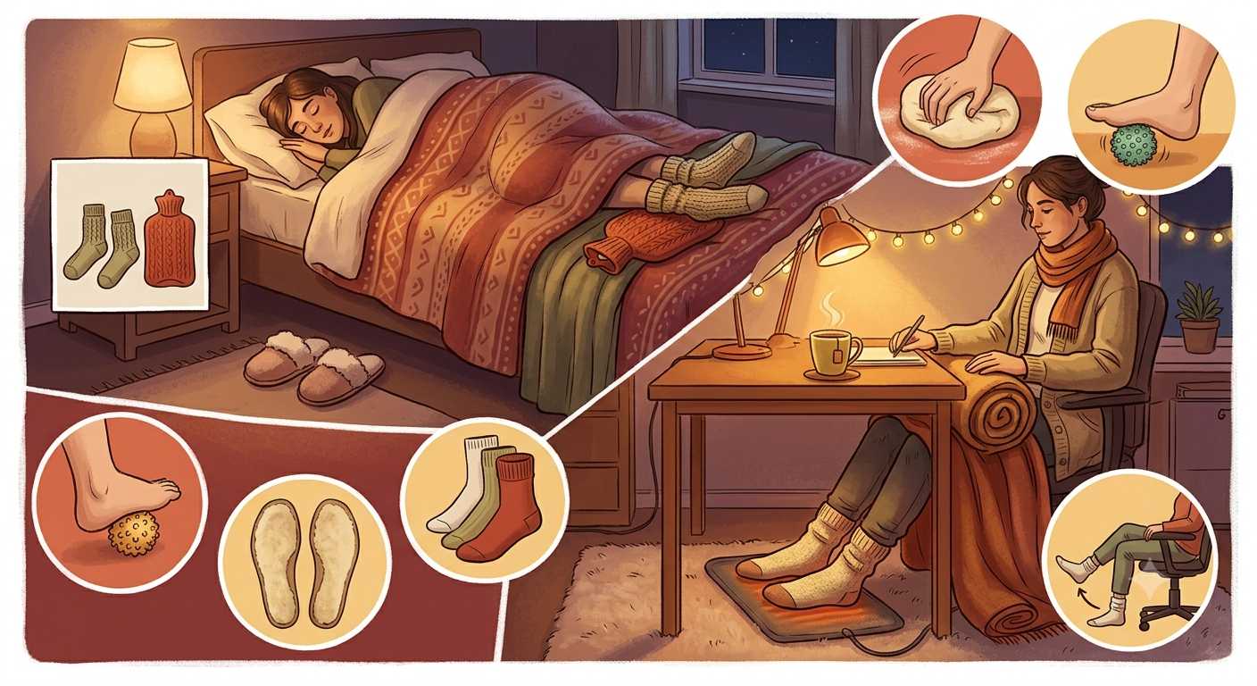 Cold Feet at Night and at Your Desk Non-Medicinal Ways to Finally Stay Warm