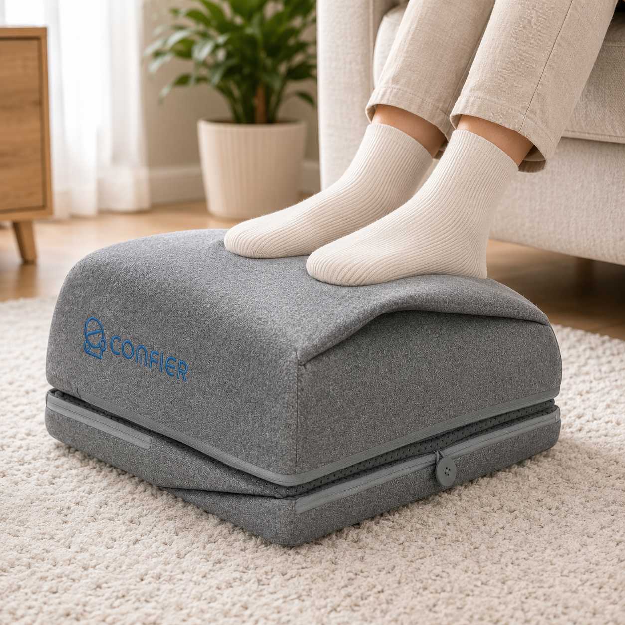 Comfier CF-5420B Heated Under Desk Footrest