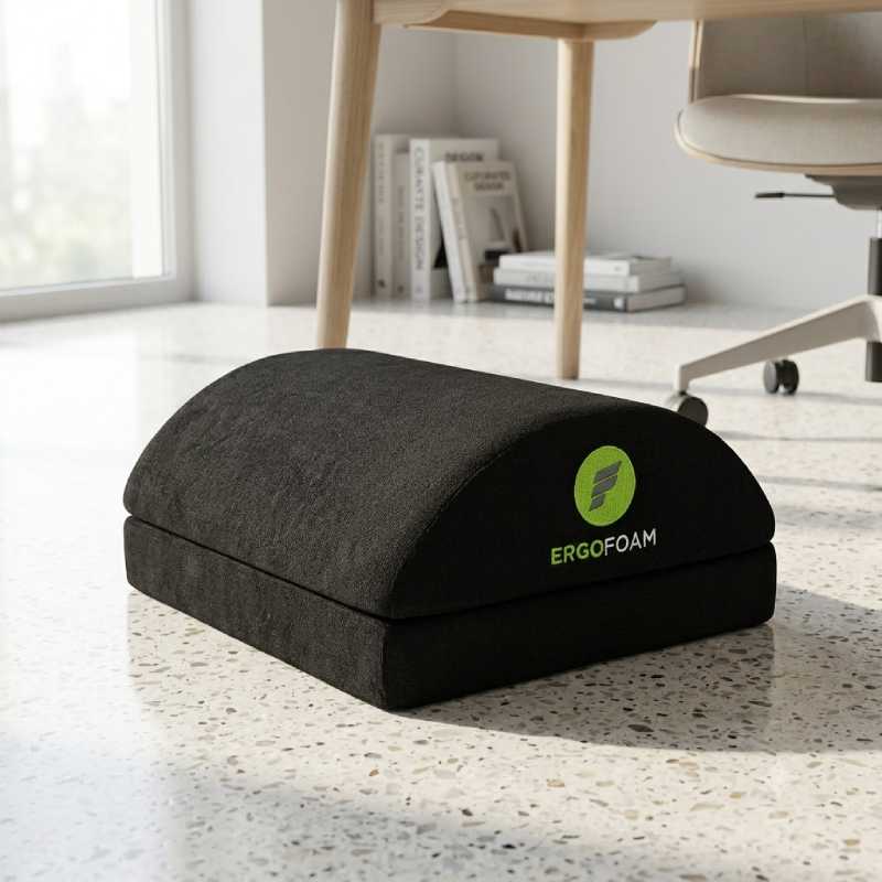 ErgoFoam Adjustable Under Desk Foot Rest