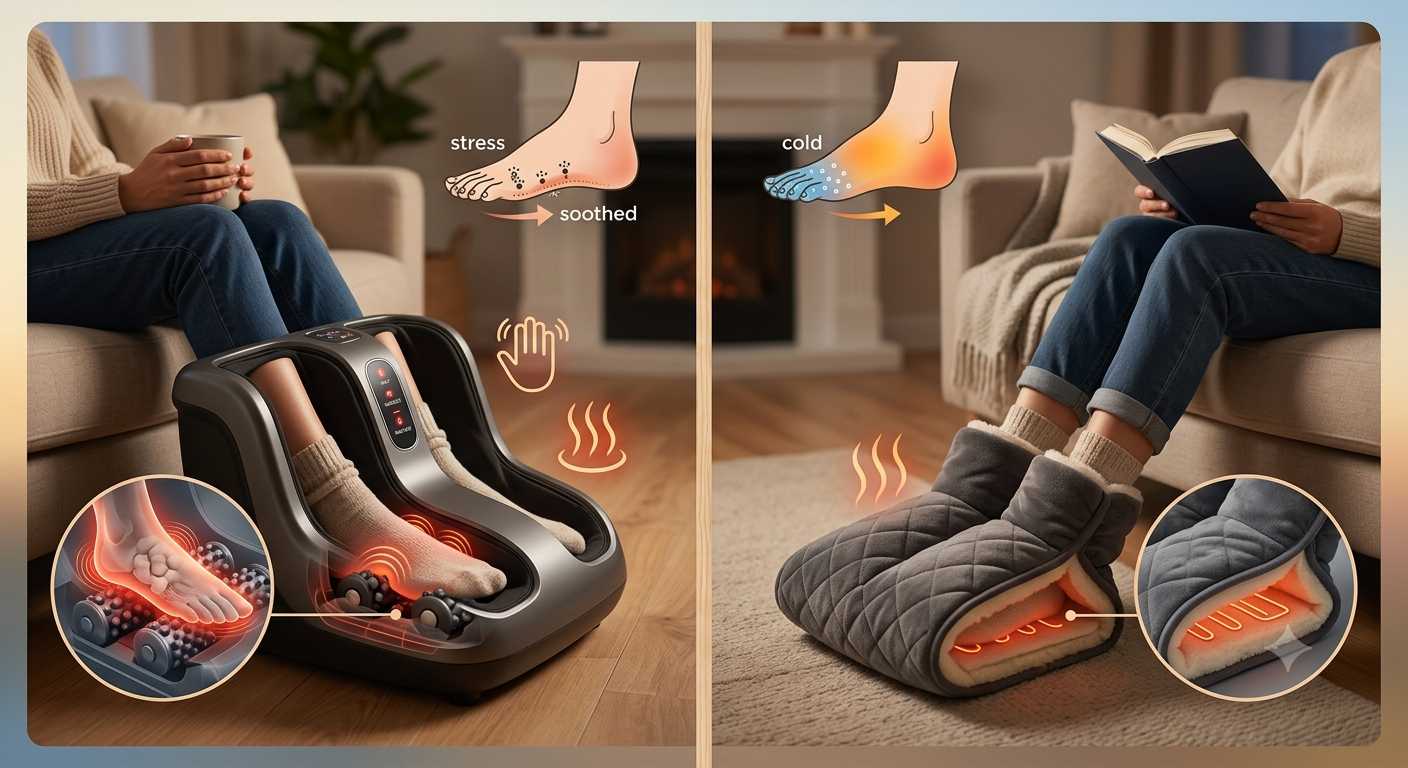 Foot Massagers with Heat vs. Basic Foot Warmers Which One Actually Solves Your Problem