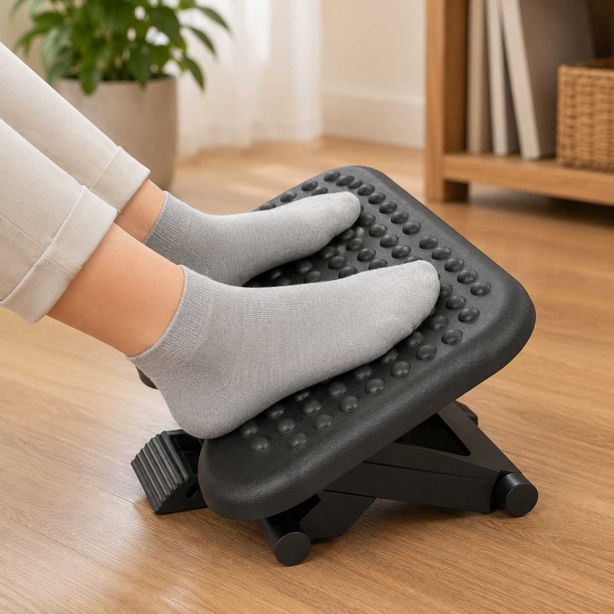 HUANUO Adjustable Under Desk Footrest