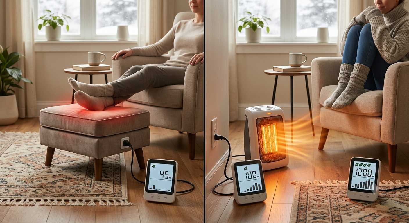 Heated Footrest vs. Space Heater