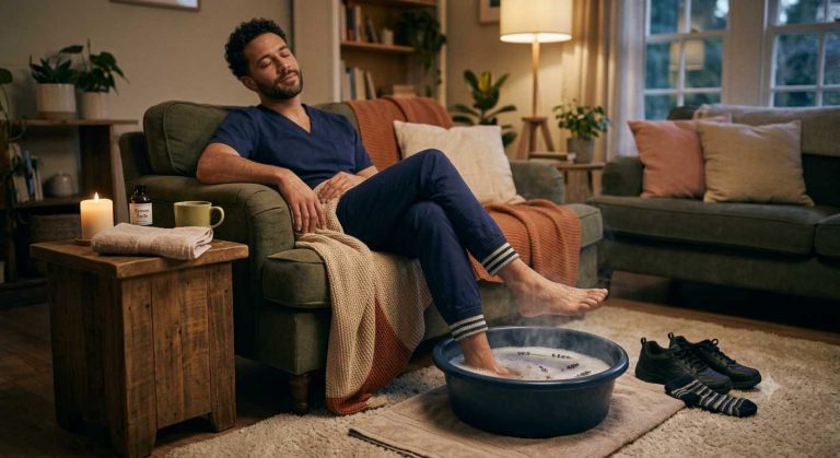 How to Soothe Sore Feet After a Long Shift