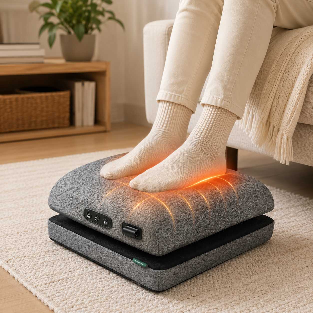 Snailax SL-535N-NEW Ergonomic Heated Footrest