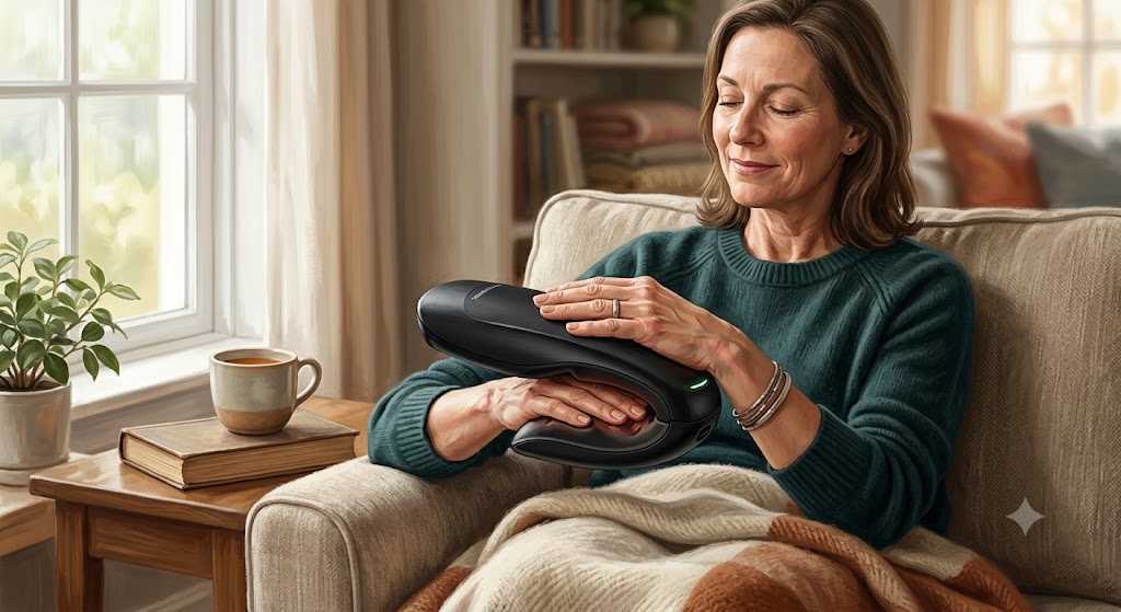 THERAZZAGGE Cordless Hand Massager for Arthritis & Carpal Tunnel