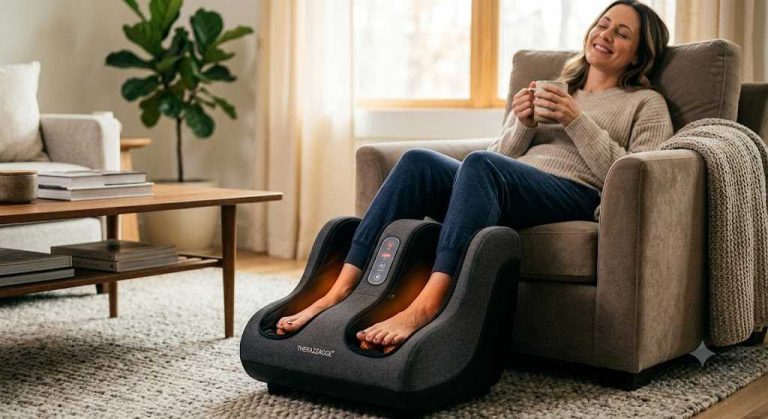 THERAZZAGGE Shiatsu Foot Massager with Heat Review