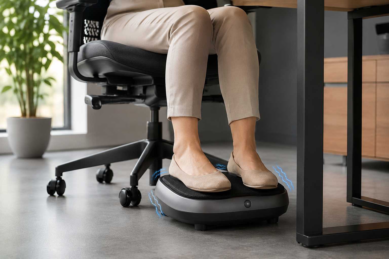 THERAZZAGGE TZ-F315N Vibration Massage Foot Stool