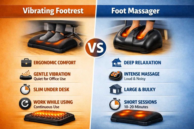 Vibrating Footrest vs Foot Massager Know the Difference