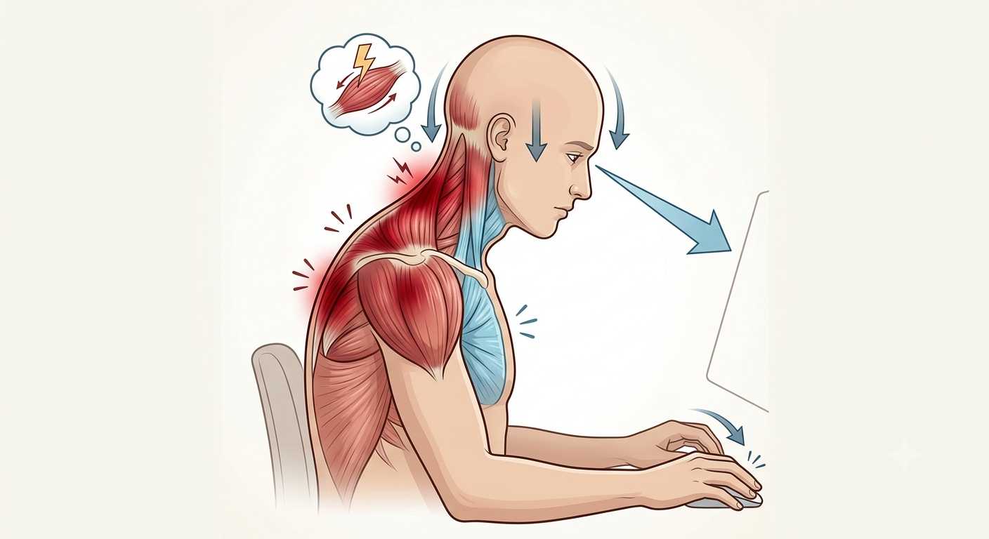 Why Do My Neck and Shoulders Feel Tight After a Day at a Screen